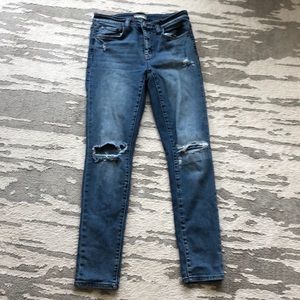 Altar’d State Distressed Blue Jeans